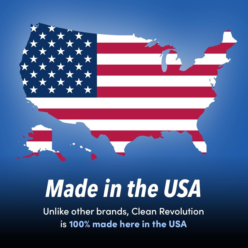 Clean Revolution Fragrance Free Liquid Gel Hand Soap Refill – Sulfate-Free Unscented Gel Hand Wash for Sensitive Skin, Moisturizing Bulk Refill, Non Toxic Formula, Made in the USA, 64 Fl Oz
