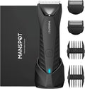 MANSPOT Manscape Body & Groin Hair Trimmer for Men, Electric Pubic Trimmer