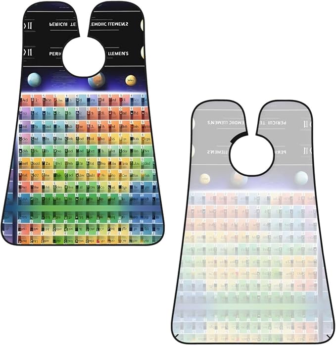 Purple Music Notes Print Beard Bib Shaving Apron, Beard Hair Trimming Cape – For Dad