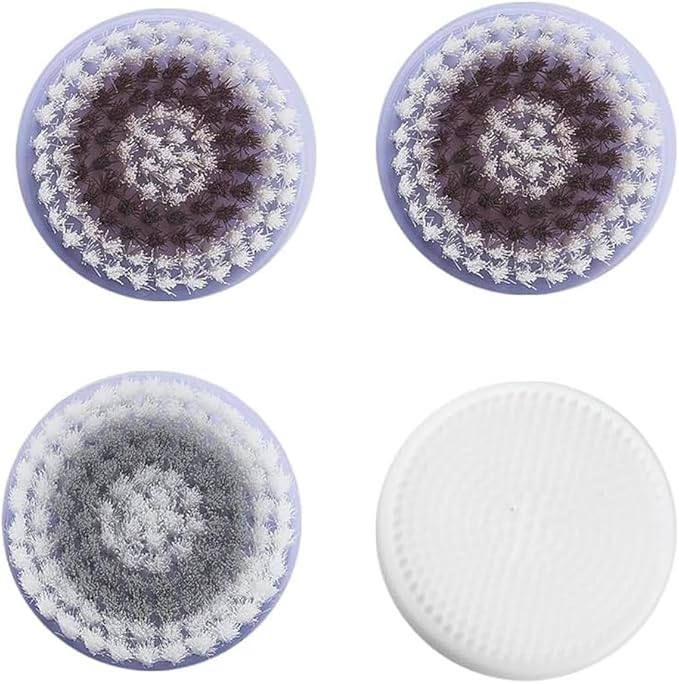 4 Replacement Brush Heads for Model Ga-7266P Facial Cleansing Brush Deep Pore Cleansing Gentle Exfoliating & Remove Blackhead Acne Exfoliating Soft Head Set