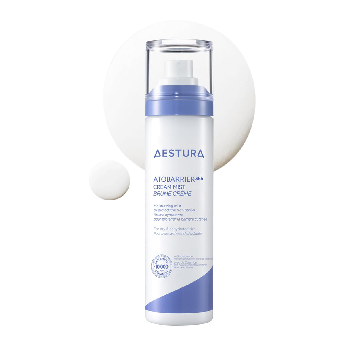 AESTURA ATOBARRIER365 Korean Cream Mist with 10,000ppm Ceramides, 120ML
