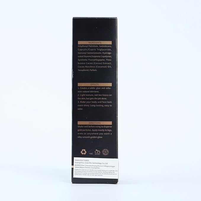 Liyalan Shimmer Body Oil Rose Gold 5 Color Bronze Face Glow Pearl Highlighter Illuminator body Makeup Shine Glitter Gold Liquid Taning 3.38 Fl Oz