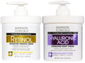 Advanced Clinicals Retinol Body Cream + Hyaluronic Acid Moisturizer 2pc Skincare Set | Face Cream & Body Lotion For Women & Men Helps Improve Appearance Of Crepey Skin, Dry Skin, & Wrinkles, 2pc