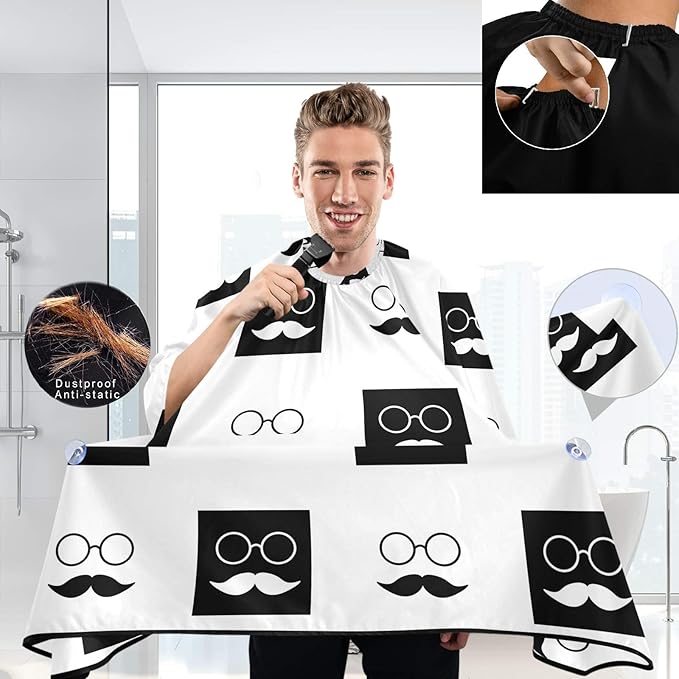 Stylish Barber Cape - Unisex Hair Cutting Apron for Men & Women