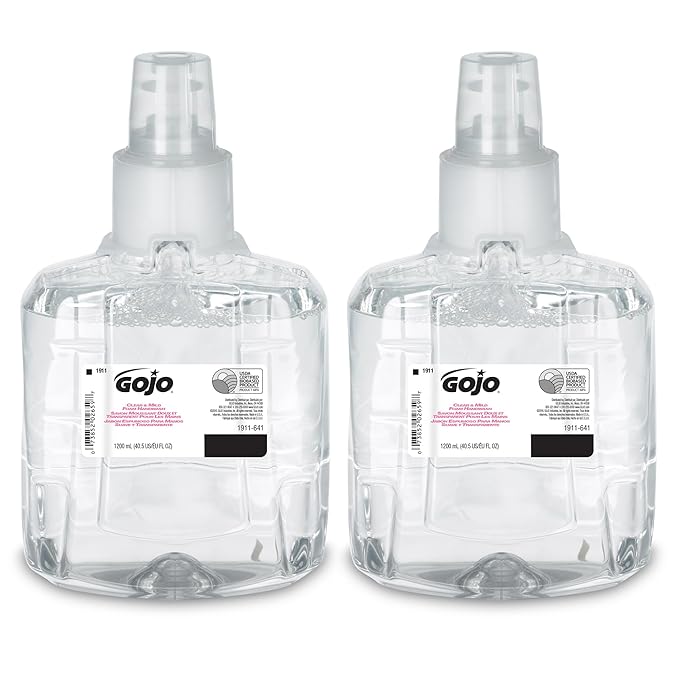 GOJO LTX-12 Foam Soap Refill, 2ct x 1200 mL - 1911-02