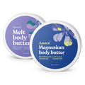 ASUTRA Magnesium Body Butter Bundle, 2 Products - Premium-Quality Magnesium & Melt Body Butter Lotion with Lavender, Shea Butter & Almond Oil Moisturizer