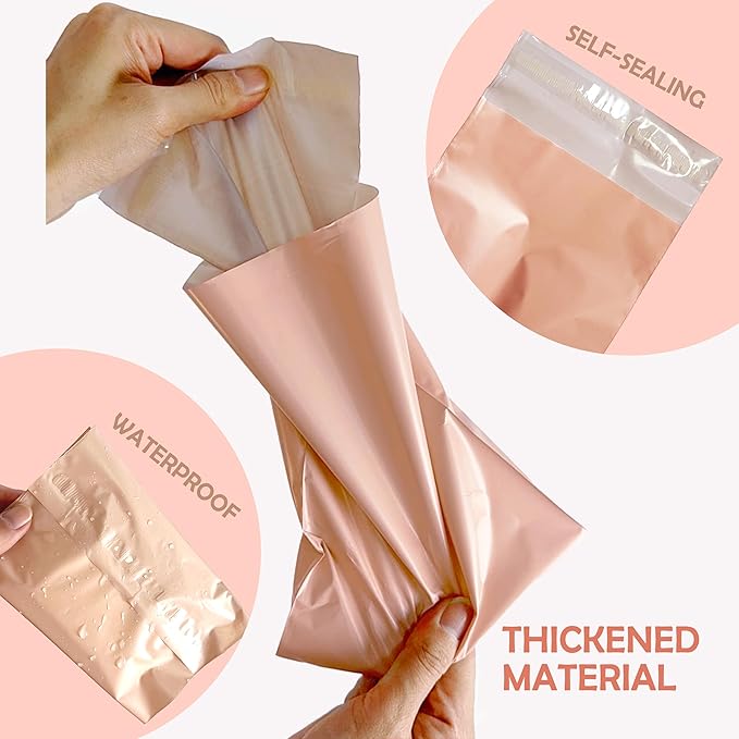 Disposable Sanitary Bags, 300 Pcs Sanitary Napkin Disposal Bag with Self-sealing Seals, Personal Sanitary Disposal Bags for Period, Feminine Hygiene, Personal or Pet Waste, 10" x 6", Pink
