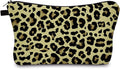 Aiphamy Cute Travel Makeup Bag Cosmetic Bag Small Pouch Gift for Women (Leopard Print)