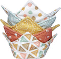ROGITU Cotton Microwavable Bowl Cozy, Microwave-Safe Hot Bowl Holders, Soup bowl Cozy Hot Pads (Boho)