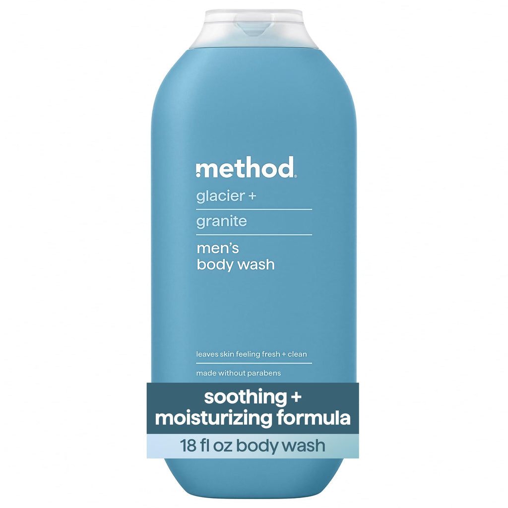 method Men’s Body Wash, Glacier + Granite, 18 fl oz