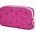 Likesing Period Bag Pouch, Leather Tampon Holder for Purse-Rose Red