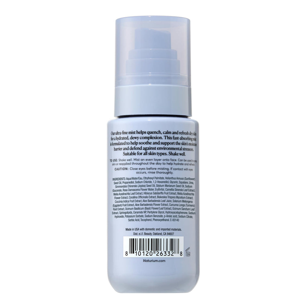 Naturium Barrier Bounce Mist, Hydrating Skincare with Urea, Squalane, Plant-Derived Ceramide & Aloe, 100 mL / 3.4 fl oz