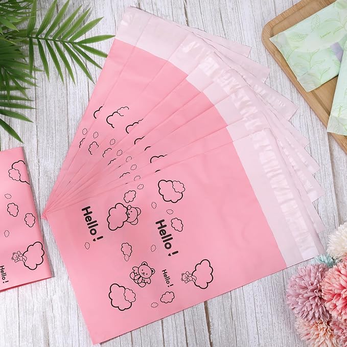 100 Pcs Sanitary Napkin Disposal Bags,Feminine Hygiene Disposal Bags for Pads,Tampon Sanitary Bag for Women Girls Privacy Protection(Pink)