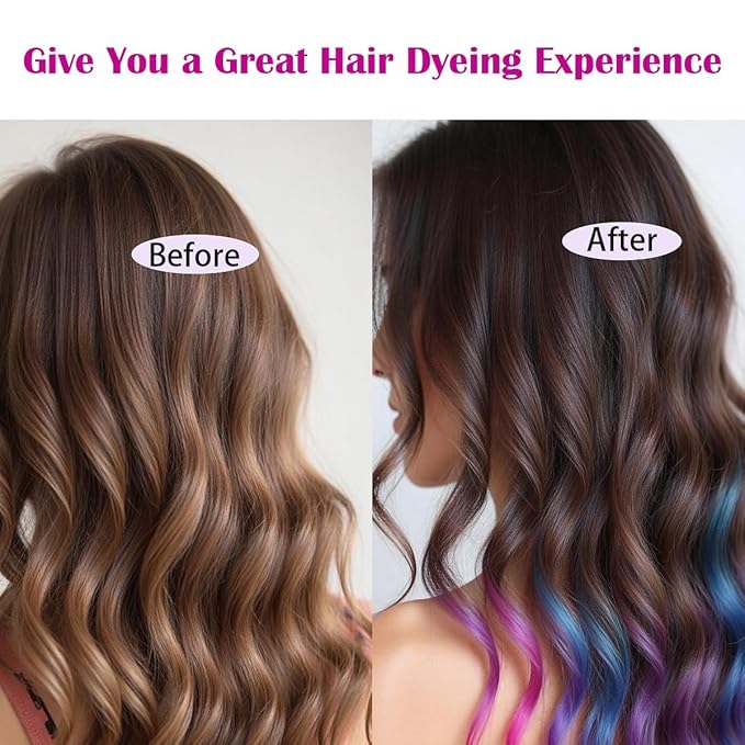 6 Pcs Frosting caps for highlighting hair with 2 Pcs Hooks