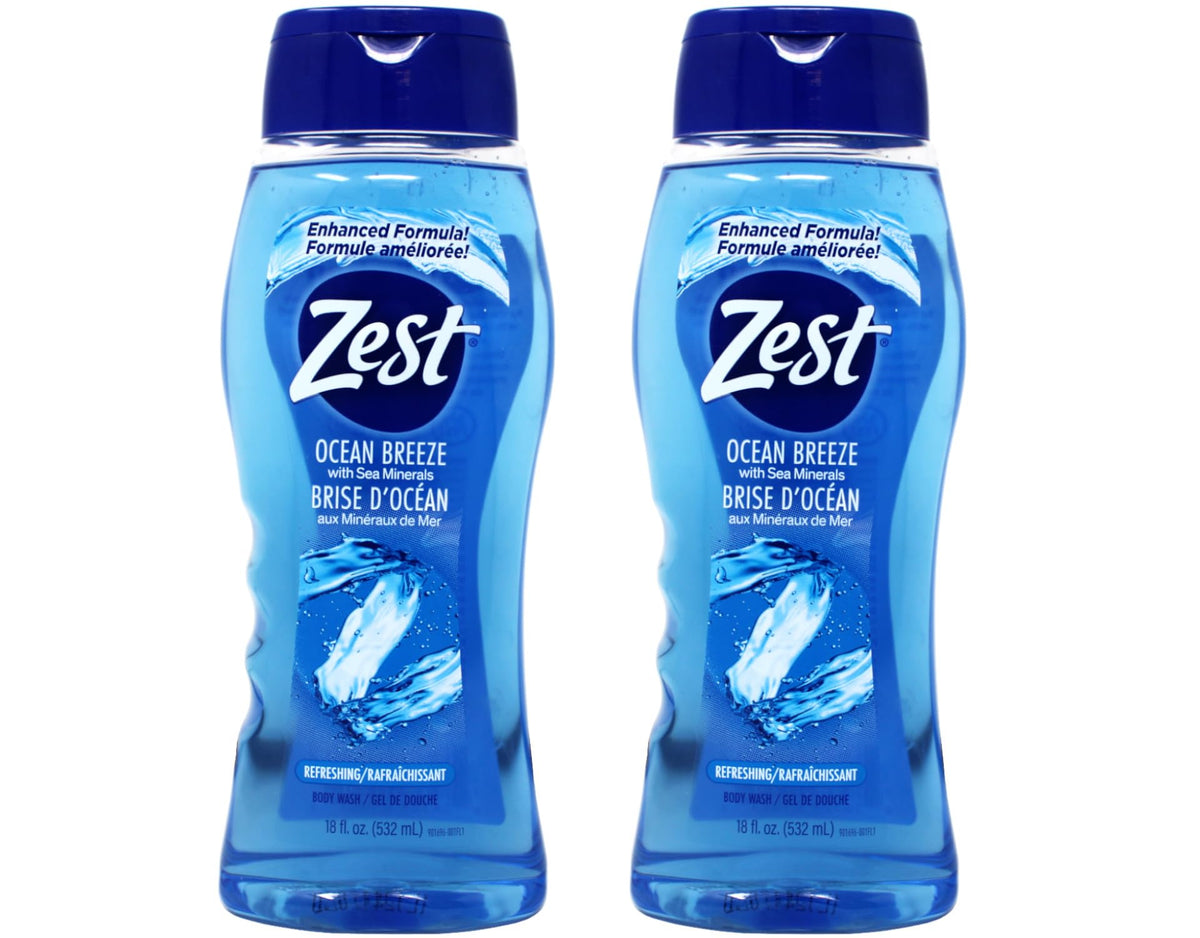 Zest Invigorating Body Wash - Ocean Breeze for Unisex - 18 oz Body Wash