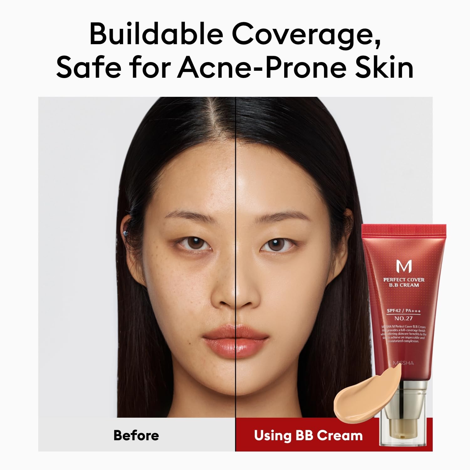 MISSHA M Perfect Cover BB Cream No.27 Honey Beige SPF 42 PA+++ 1.69 oz