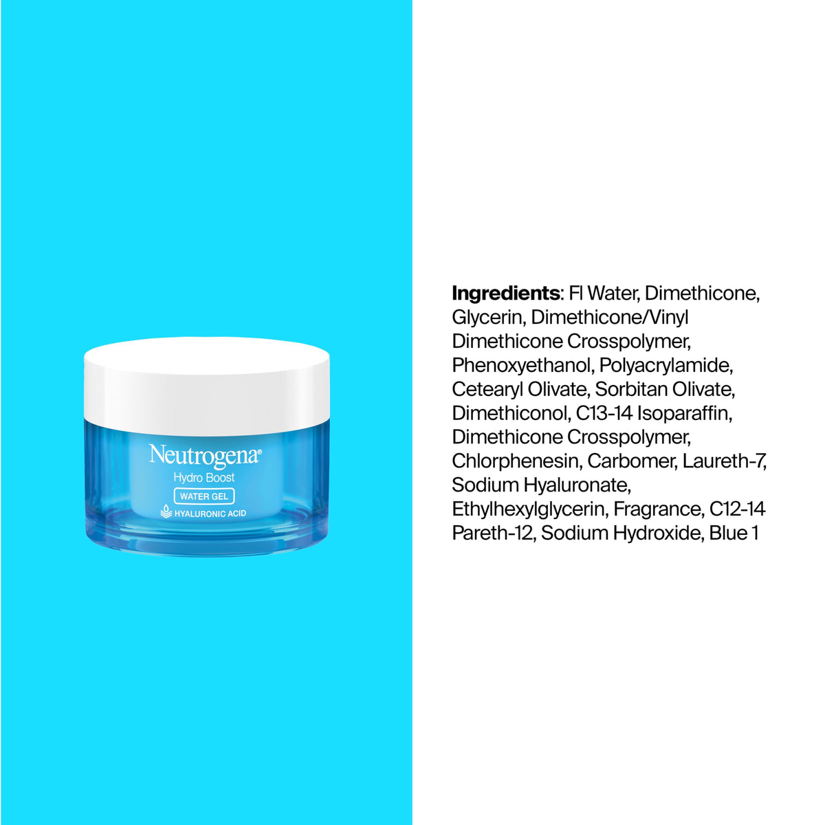 Neutrogena Hydro Boost Water Gel + Trial Cleanser, 2 pk