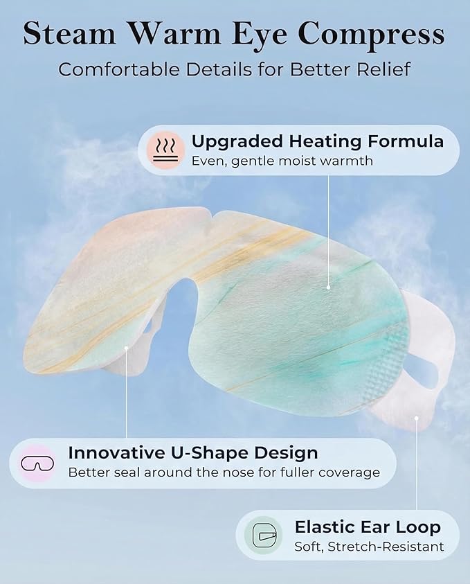 FACEMOON Self Heating Steam Eye Masks