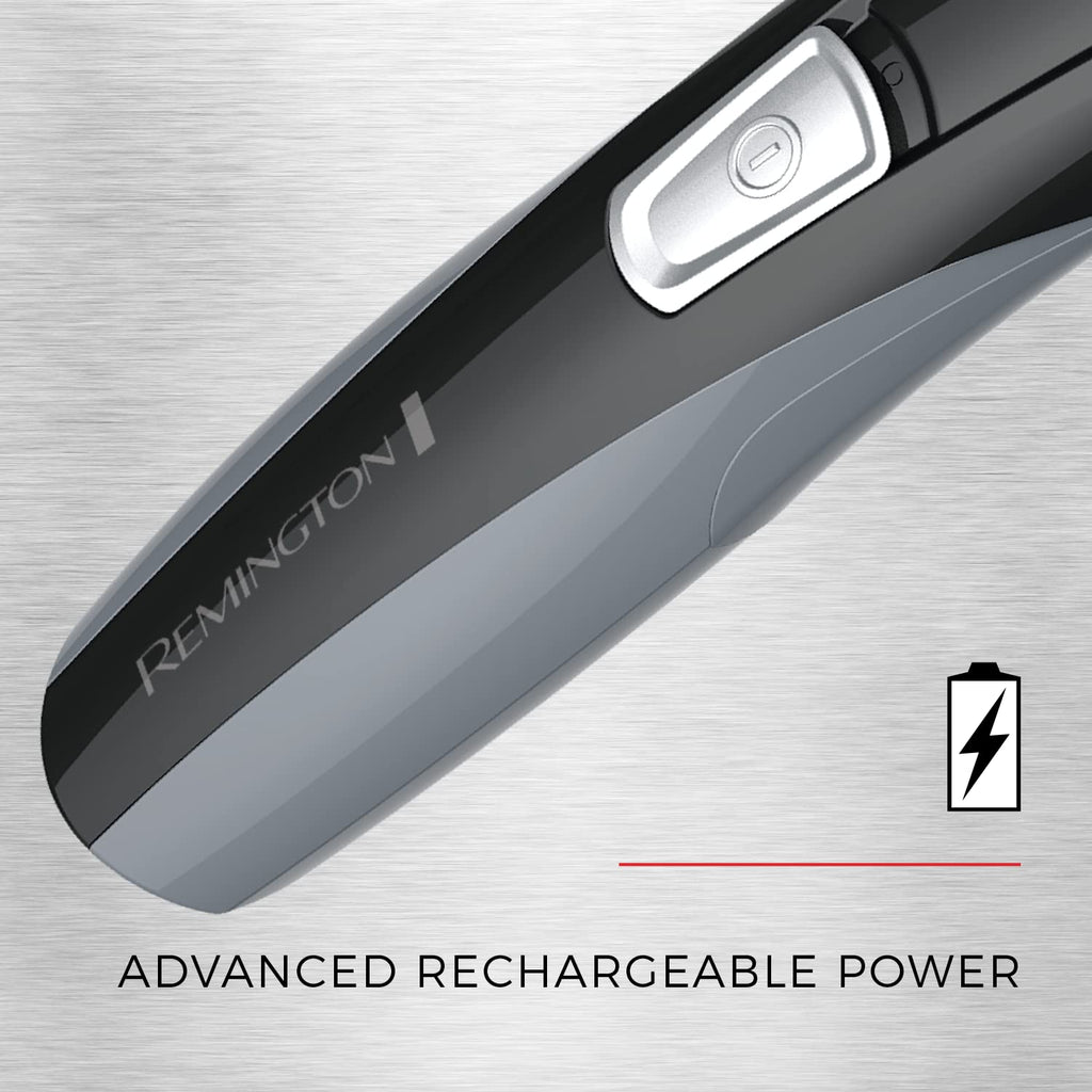 Remington Head to Toe Advanced Rechargeable Powered Body Groomer Kit, Beard Trimmer (10 Pieces), 6.3 Inch