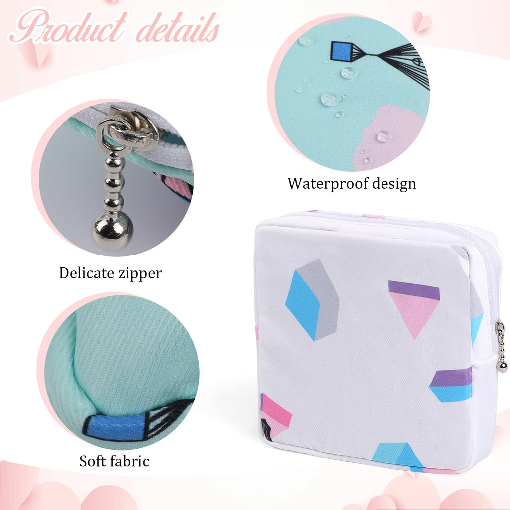 Vin Beauty 3pcs Period Bag,Period Pouch,Sanitary Napkin Storage Bag, Portable Reusable Menstrual Pads Bags,Tampon Storage Pouch for Women Teen Girls,pad Bag,Feminine Care,tampons Holder for Purse