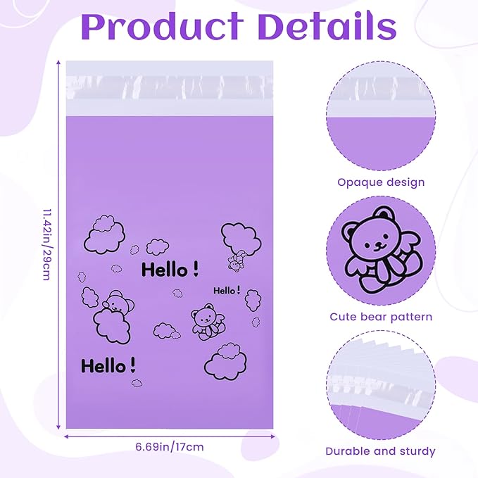 100 Pcs Sanitary Napkin Disposal Bags,Feminine Hygiene Disposal Bags for Pads,Tampon Sanitary Bag for Women Girls Privacy Protection(Purple)