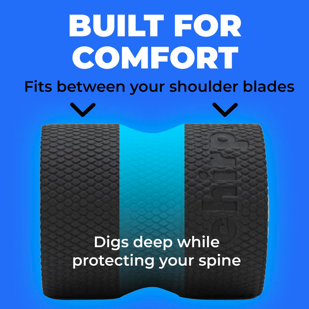 Chirp Wheel+ Foam Roller, Back & Neck Pain Relief, Mint 4-Inch