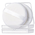 Teenitor 2pcs Powder Puff 3.54inch Medium Body Powder Puff for Body Powder and Container White