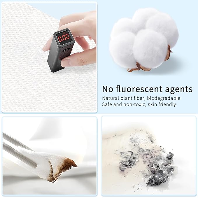 Classycoo Compressed Towel 100 PCS Mini Tablets Disposable Portable Face Towel Cotton Coin Tissue for Travel, Camping, Hiking, Sport, Beauty Salon, Home Hand Wipes and Other Outdoor Activities (White)