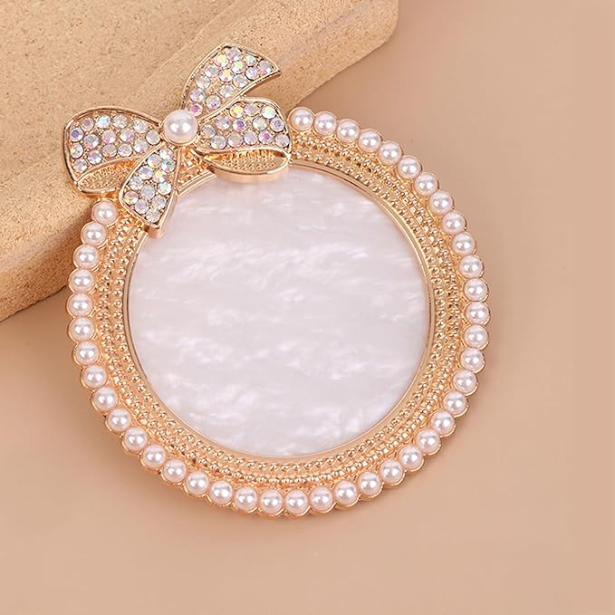 Smalibal Cosmetic Makeup Palette, Nail Art Palette, DIY Makeup Mixing Palette, Beauty Salon Color Cream Mixing Palette, Nail Art Painting Mixed Color Palette, Nail Polish Makeup Display Board Golden