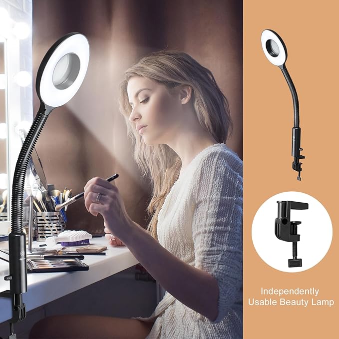 Winado 2 in 1 Professional Facial Steamer with 5X Lamp and Touch Screen