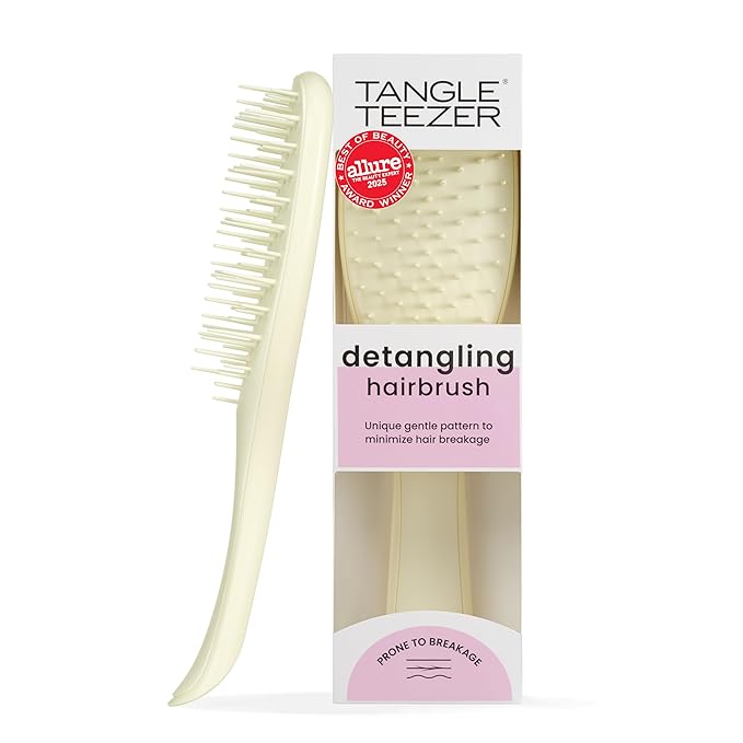Tangle Teezer Extra Gentle Detangler Brush, Fragile Hair, Chamomile Yellow