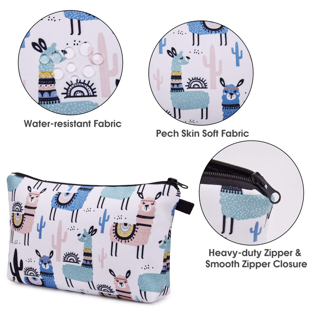 WANDF Small Makeup Bag for Purse, Small Cosmetic Bag for Women