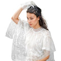20 Pcs Disposable Capes Waterproof Hair Cutting Cape Hair Color Cape Disposable Hair Salon Capes for Hair Stylist, Hair Dye and Styling Bibs for Home and Salon Use 39 x 39 inch Disposable Barber Cape