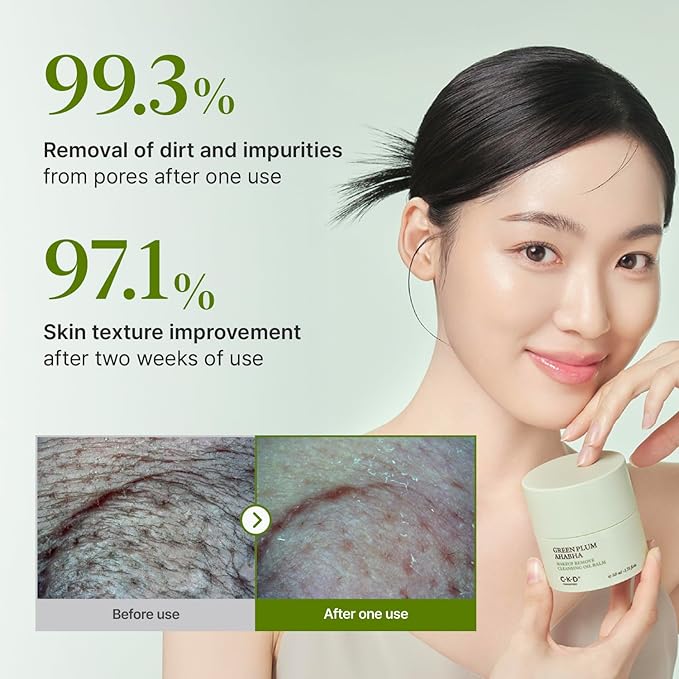 CKD Green Plum Grinding Cleansing Balm with AHA & BHA