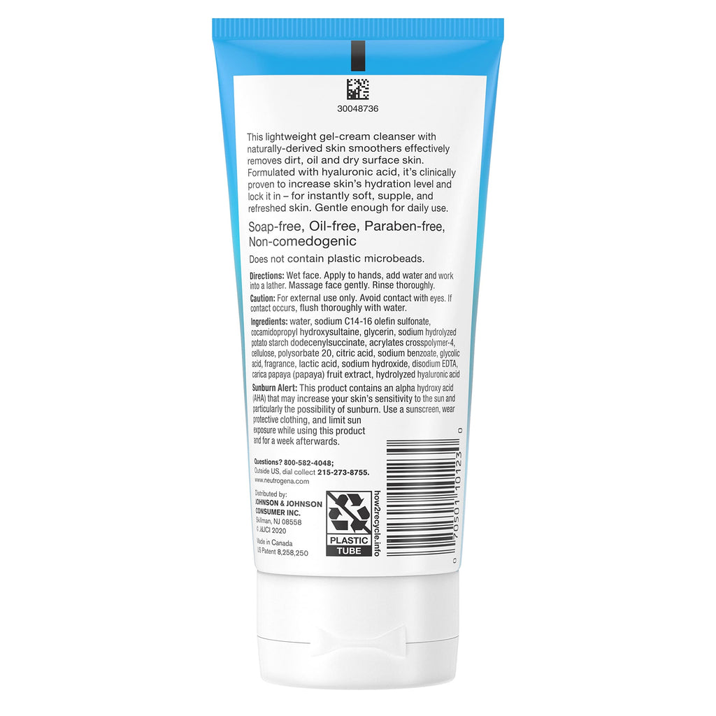 Neutrogena Hydro Boost Exfoliating Facial Cleanser Scrub, 5 oz, 3 Pack