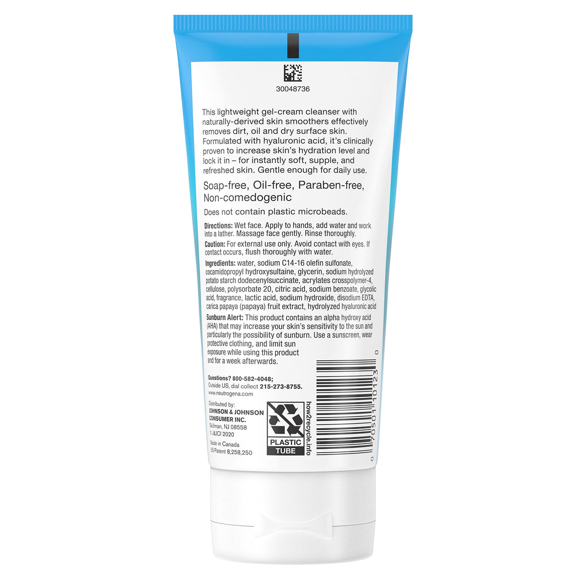 Neutrogena Hydro Boost Exfoliating Facial Cleanser Scrub, 5 oz, 3 Pack