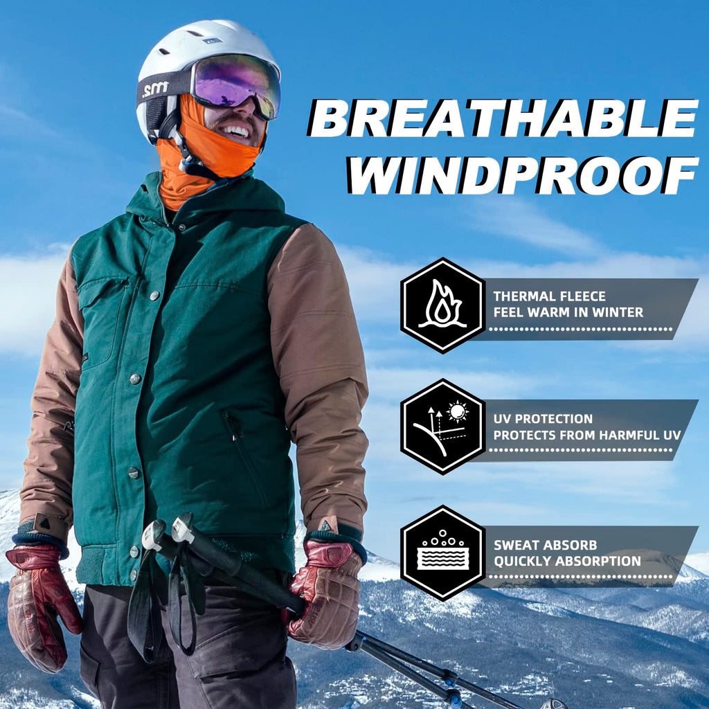 ROCKBROS Windproof Thermal Balaclava Ski Mask for Men and Women Cycling