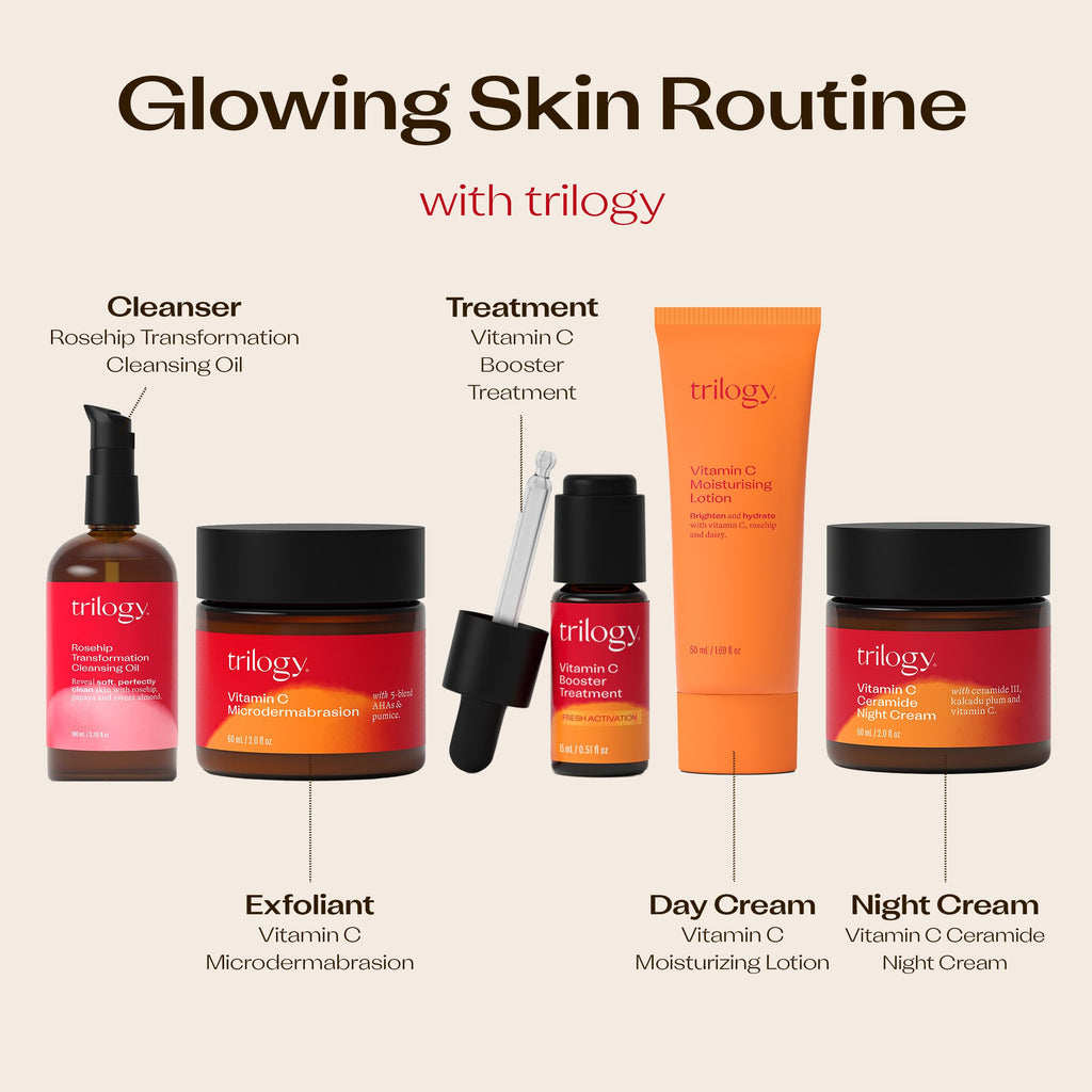 Trilogy Rosehip Transformation Cleansing Oil, Makeup Remover & Cleanser With Papaya & Sweet Almond, 3.38 fl oz