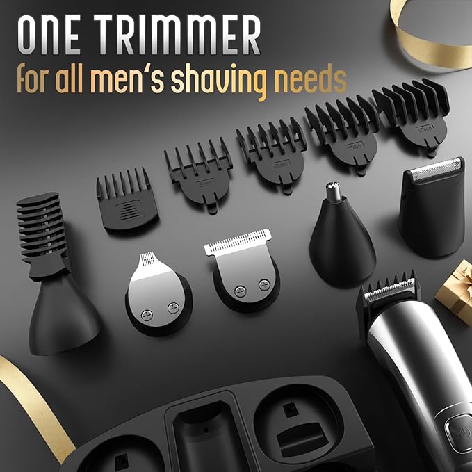 Ufree Beard Trimmer for Men, Waterproof Electric Razor, Grooming Kit