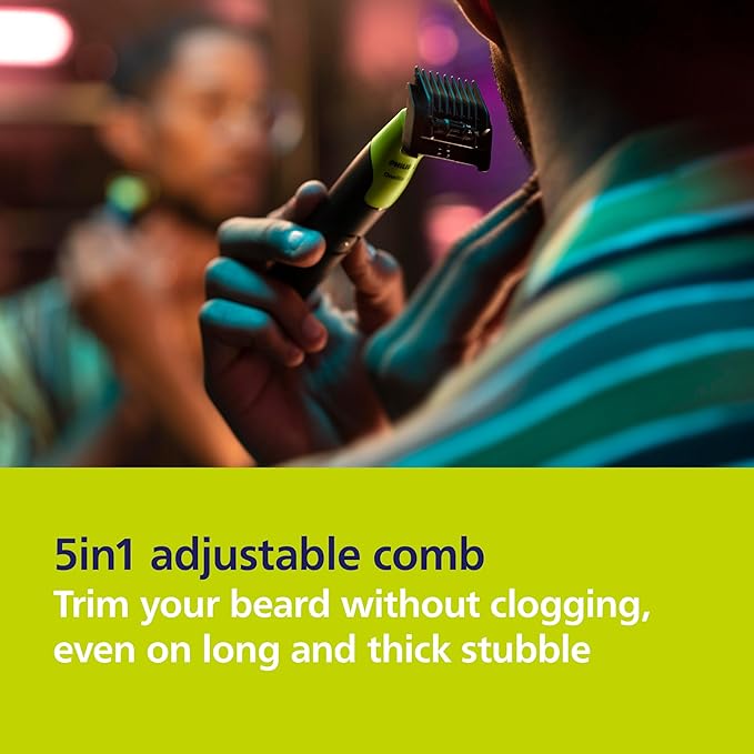 Norelco Philips OneBlade 360 Hybrid Face Trimmer & Shaver with Connectivity