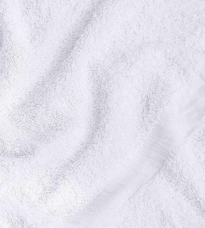 GOLD TEXTILES Bulk Pack 60 Pcs (5 Dozen) White Economy 15x25 Inches Basic Hand Towel - 2.25 lb/dz
