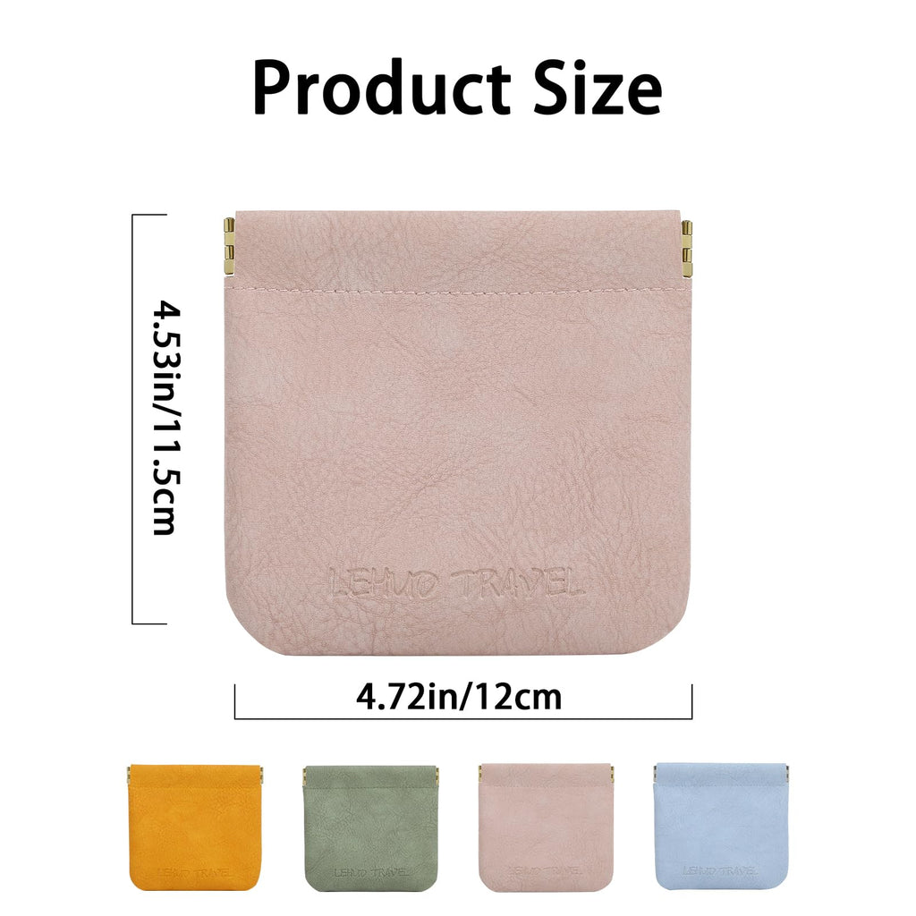 RIGHT AWAY 3 PCS Small Makeup Bag for Purse,Mini Cosmetic Organizer Make Up Bag for Women,Squeeze Coin Purse Pouch,Portable Tiny Makeup Pouches for Cosmetic Accessories,Lipstick, Jewelry, Card, Coins
