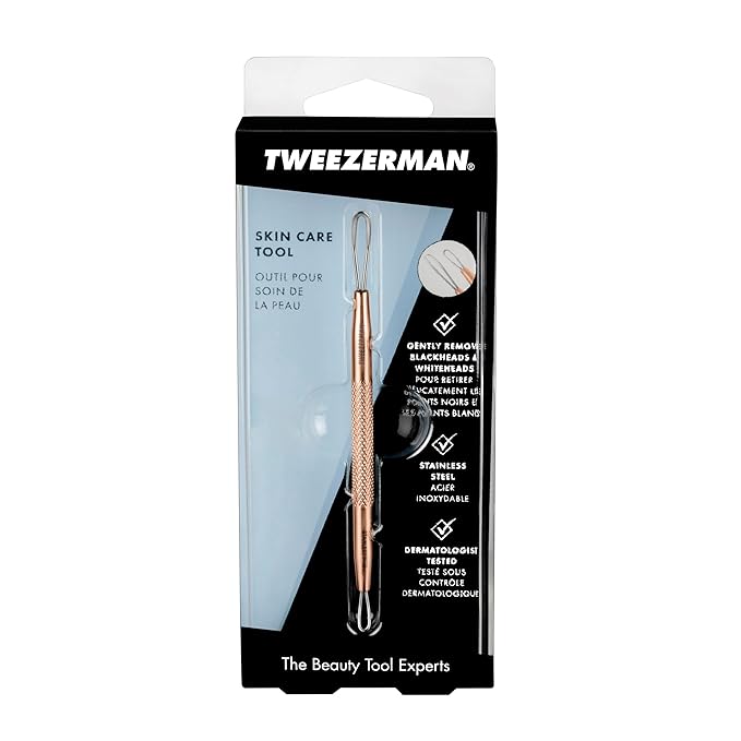 Tweezerman Whitehead and Blackhead Remover Rose Gold