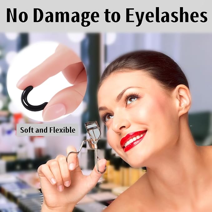 Cioohan Compatible with Tweezerman Eyelash Curler Refills,28，80，100 Pack Silicone Eye Lash Curlers Refill Pads Compatible with Tweezerman Eyelash Curler.