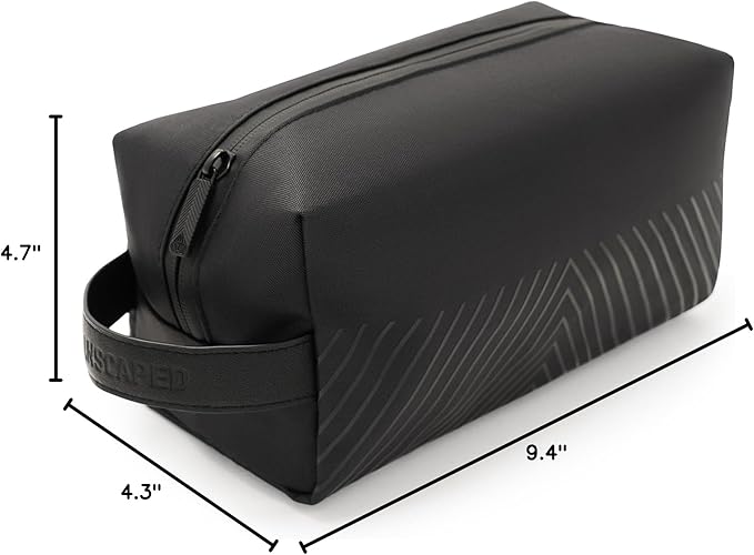 MANSCAPED® The Shed 2.0 Toiletry Bag, Premium Quality Men's Travel Bag, Stylish Organization and Hassle-Free On-The-Go Kit, Water-Resistant to Protect Your Grooming Tools & Accessories