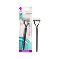 Trim Contour Lash Comb with Cover - Professional Eyelash Separator - Natural-Looking Defined Lashes - Metal Bristles - Curved Design - Non-Slip Handle - Black
