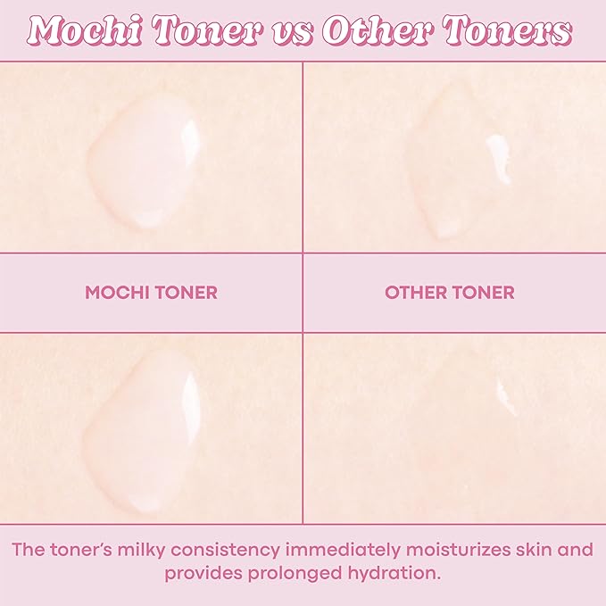 TONYMOLY Mochi Milky Toner Set – Hydrating Korean Toner with Ceramide, CICA, Panthenol & Hyaluronic Acid – Strengthens Skin Barrier, Soothes & Moisturizes – 500ml + 100ml Travel Size Duo