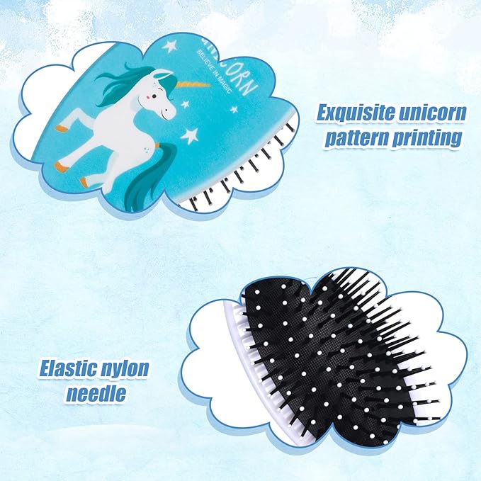 4 Pack Detangler Hair Brushes, Anti-static Massage Comb Hair Brush for Women Girls Curly Straight Long or Short Hair