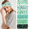 Kachanaa 6 Packs St. Patrick’s Day Headbands for Women Elastic Non-Slip Green Irish Shamrock Hat Hair Accessories for Party and Gifts