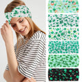 Kachanaa 6 Packs St. Patrick’s Day Headbands for Women Elastic Non-Slip Green Irish Shamrock Hat Hair Accessories for Party and Gifts